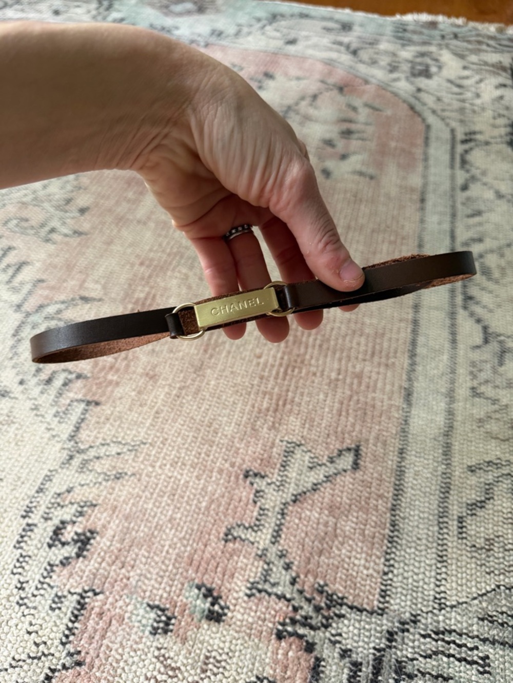 Chanel Leather Belt